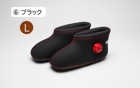 クロッツやわらか湯たんぽ/足用ショートタイプ(ブラック・Lサイズ)_2011Z-6