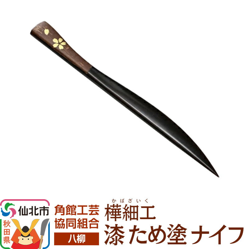 【ふるさと納税】伝統工芸 【八柳】 漆 ため塗 ナイフ ゆうパケット