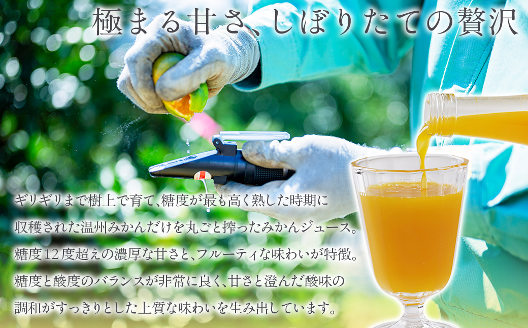 木なり「熟」みかんジュース（720ml×3本） IKTE011