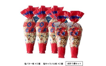 ささ塩仕立ての美味しいポップコーン 足寄町 ポップコーン [BEAR018]