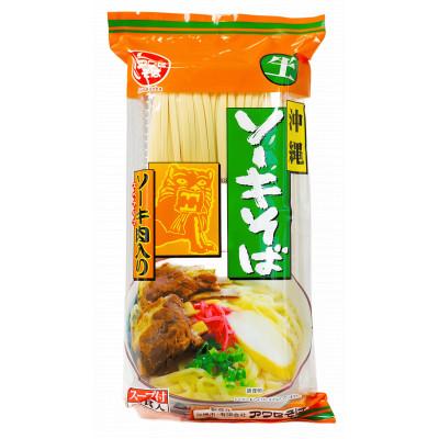 ふるさと納税 与那原町 【昭和22年創業 沖縄そばの老舗 アワセそば】沖縄ソーキそば 生麺 2食セット |  | 01