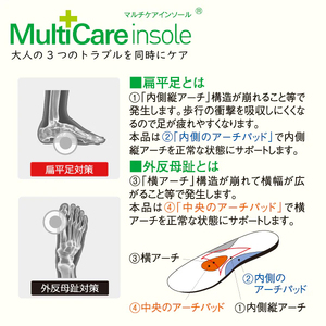 【株式会社 村井】マルチケアインソール 01【M】