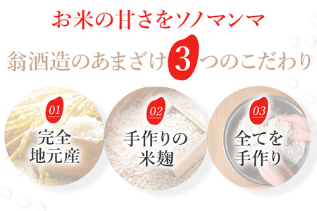 甘酒(900ml×5本)　翁酒造(株)