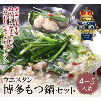 Y66-02 もつ鍋 (しょうゆ) セット(4～5人前)  もつ鍋