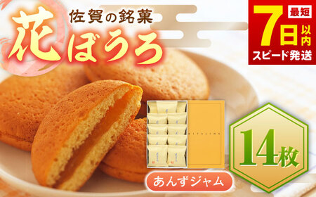 花ぼうろ あんずジャム入り 14個 / 佐賀県 / 株式会社北島 [41AABN006]