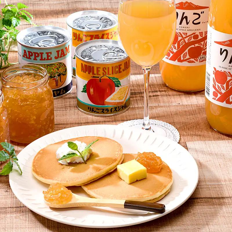 りんごジュース 2本 ジャム 2種セット リンゴ アップル 飲料 F41-0095
