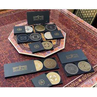 ふるさと納税 大川市 水戸岡鋭治デザインコースター UNIMETONE(柄:PEACE・ステンレス磨き・GRアコヤ) |  | 02