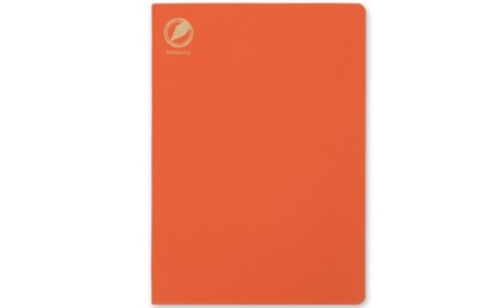 製本工房謹製 万年筆のためのノート『Seven Seas CROSSFIELD』(カラー：オレンジ)【020-004-1】
