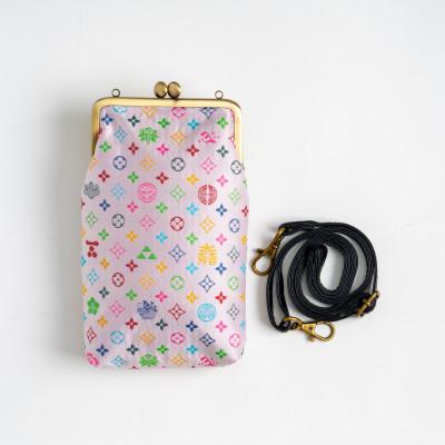 ふるさと納税 与謝野町 スマホケース　モノグラム柄(淡いピンクバージョン) |  | 01