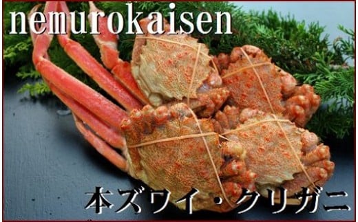 A-57031【年内配送可】 ズワイガニとクリガニの食べ比べセット