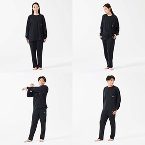 LBL リカバリープルオーバー XL ブラック 就寝時におすすめのリカバリーウエア　35306711【1664719】