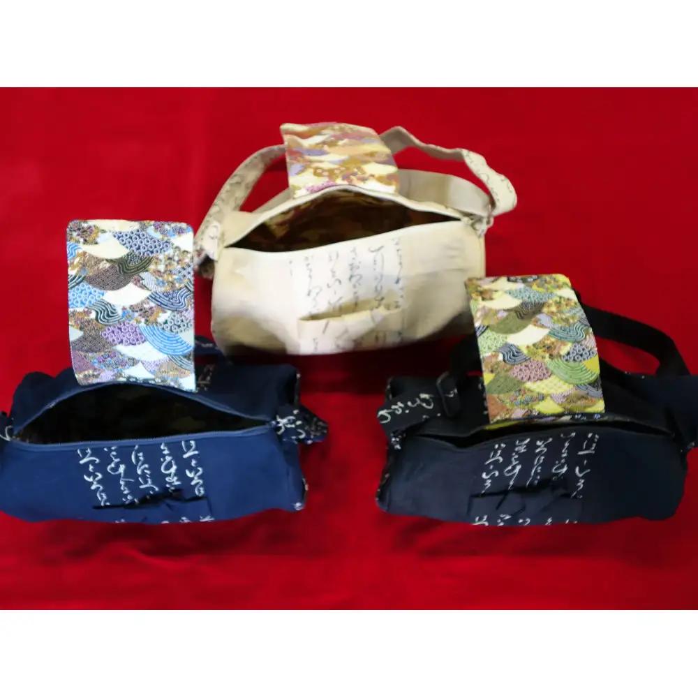 伊達な俵型バッグ（宮城）紺