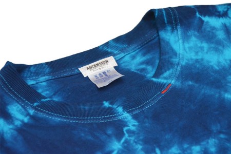 Tシャツ ASCENSION  藍染め タイダイ TシャツE 1枚 XS