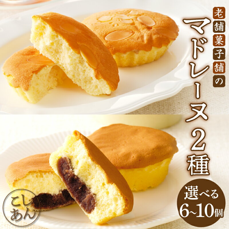 【ふるさと納税】【2週間以内発送】【内容量が選べる】数量限定 老舗菓子舗のマドレーヌ 2種セット 6個 or 8個 or 10個 スイーツ 詰め合わせ 洋菓子 おやつ 食品 小分け お祝い 人気 おすすめ 食べ比べ バレンタイン ホワイトデー 贈答品 宮崎県 都農町 送料無料