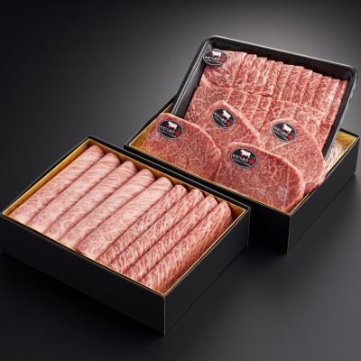 
                  やまぐち和牛燦（きらめき）豪華満喫セット（約1.7kg）（ももスライス400g＋肩ローススライス400g＋うで焼肉400g＋希少部位ステーキ500g）(平生町)【山口県産】【冷凍】【黒毛和牛】
                