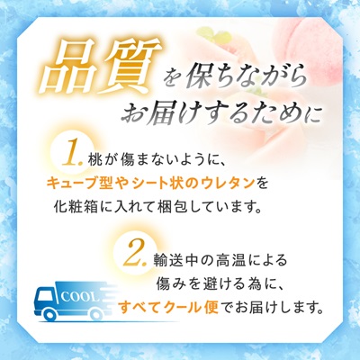 山梨直送!完熟桃3玉入り  ギフト化粧箱入り お試しにちょうどいいサイズ【配送不可地域：離島・沖縄県】