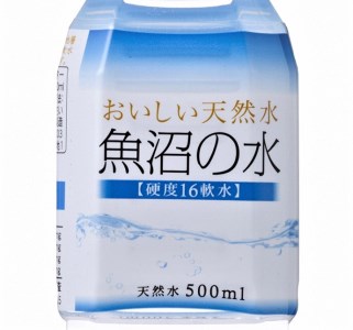 硬度16の超軟水「魚沼の水」 苗場山の深い地層で自然ろ過されたおいしい天然水 500ml×24本セット【地場産品】