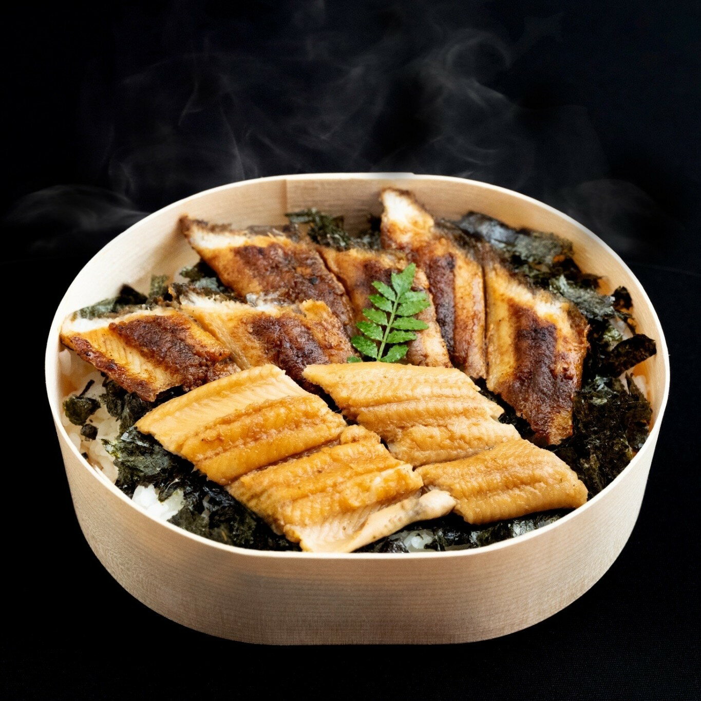 【ふるさと納税】冷凍　焼あなごと煮あなごのあいもりわっぱめし　上(300g)