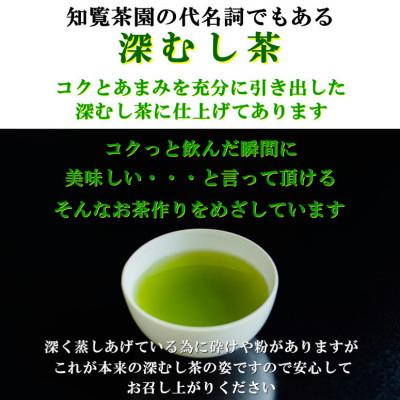 ふるさと納税 南九州市 【令和8年産 新茶予約 自宅用】知覧茶園の深むし茶 金 2本セット |  | 01