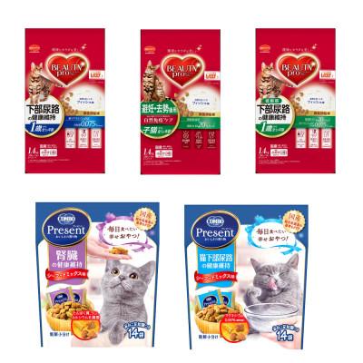 ふるさと納税 袋井市 【キャットフード】 日本ペット ビューティプロ機能性&amp;おやつセット(5種×各1袋)