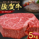 【ふるさと納税】佐賀牛 ヒレ ブロック 5kg J797