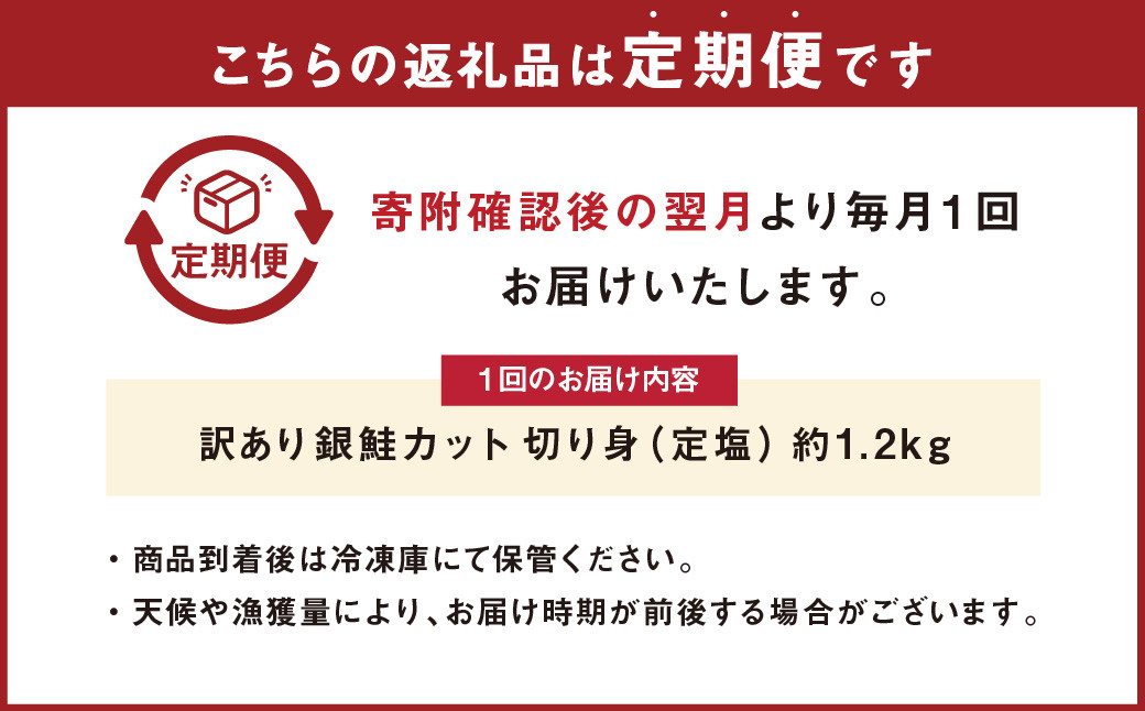 銀鮭カット 切り身