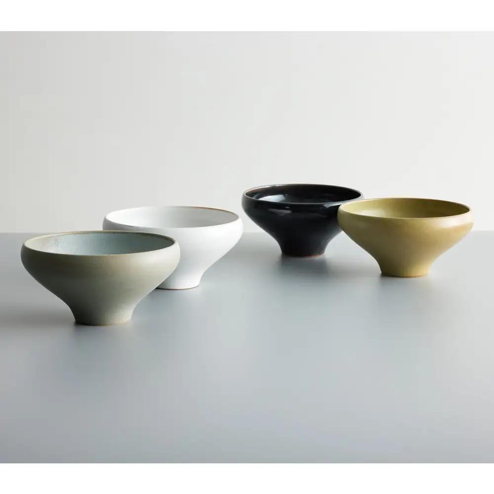 Tableware Deep Bowl Curveペアセット14cm 乳白