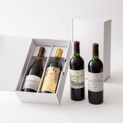 ふるさと納税 韮崎市 赤ワイン4本飲み比べセット　750ml×4本 |  | 01