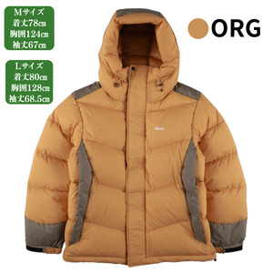 NANGA LITEFORCE DOWN JACKET  ナンガ ライトフォース ダウンジャケット オレンジL
