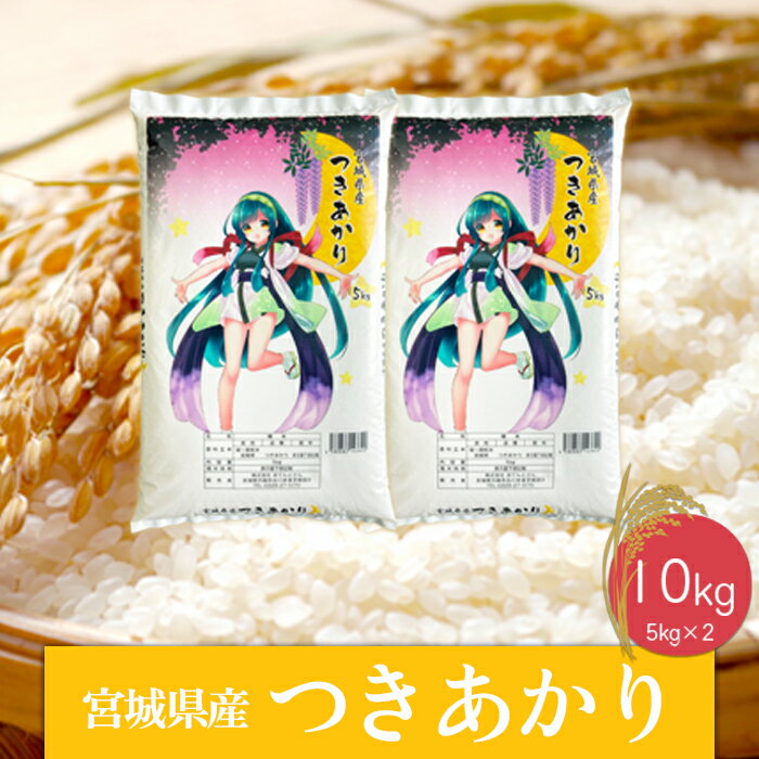 【ふるさと納税】《精米》令和6年産 宮城県産つきあかり10kg