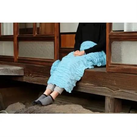 mayu-ket(R)ハーフ　ブランケット　(ブルー)_雑貨・日用品  寝具 _【1078695】