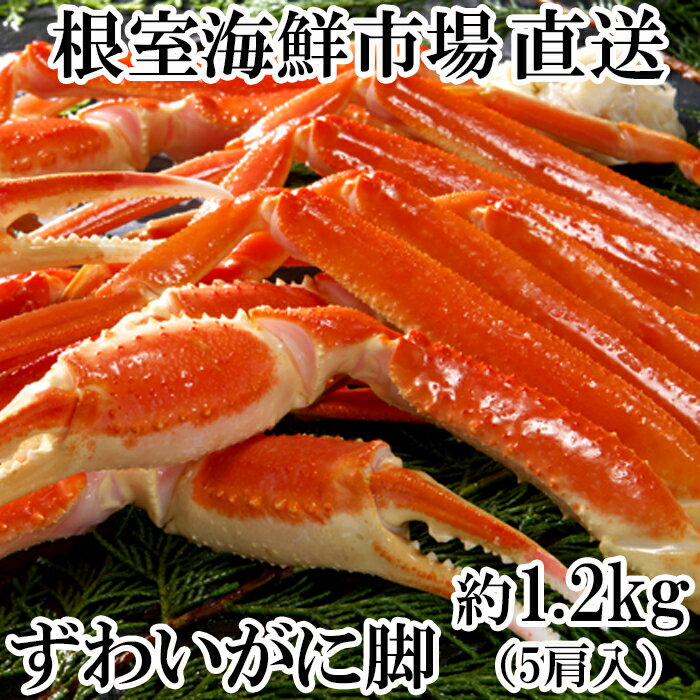 【ふるさと納税】【12月10日決済確定分まで年内配送】 ボイル本ずわいがに脚 5 肩 ( 計約 1.2kg ) ズワイガニ ズワイ ずわい ズワイ蟹 ずわい蟹 かに カニ 蟹 お取り寄せ グルメ 海鮮 茹で蟹 茹でがに 茹でガニ 北海道 根室市 ふるさと納税 A-14261