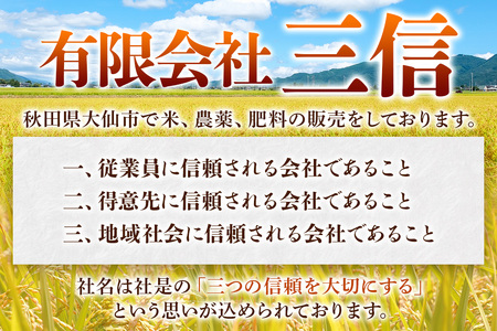 ＜令和7年産 新米受付＞《定期便3ヶ月》米【無洗米】米どころ秋田県大仙市産 あきたこまち 10kg（5kg×2袋）