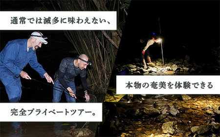 夕暮れタンガ捕り 体験 1名様 奄美大島 宇検村 鹿児島県 旅行 自然 冒険 完全プライベート