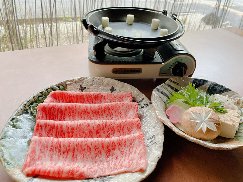 
肉匠一鉄 名産飛騨牛 極上すき焼きランチコース　お一人様 お食事券【予約制】
