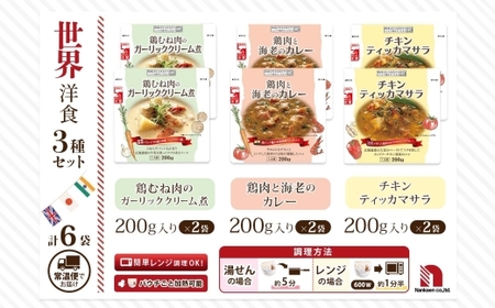 世界洋食3種セット 各2P
