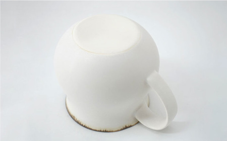 【波佐見焼】Folk Design 渕錆白マット ペア アロママグ 食器【玉有】[IE41]