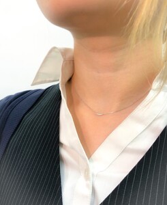 Pt900 ダイヤラインネックレス CN-94