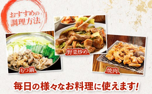 【古今東北】 丸森町大槻ファーム 豚ホルモン3種セット(計860g）
