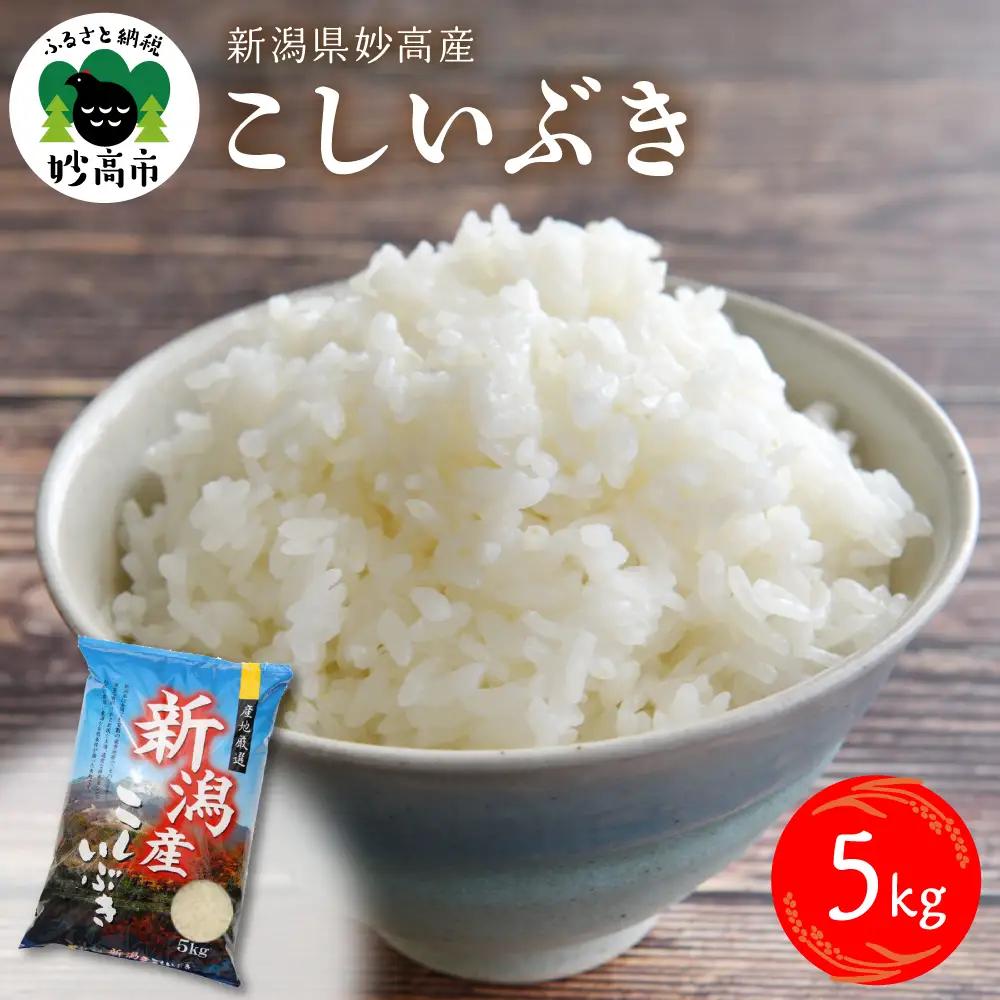 【2026年6月下旬発送】令和7年産 新潟県妙高産こしいぶき5kg