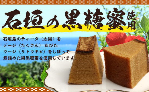 石垣島 やし屋手作り 黒糖バウムクーヘン　直径15cm以上×2箱【 沖縄県 石垣市 石垣島 菓子 バウムクーヘン さとうきび 黒糖 】YA-1