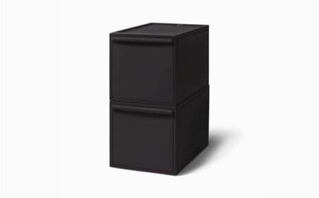 クローゼットシステム 引出しタイプL　2個組　CS-D3 2P (5色からお好きなカラーが選べる) ／ オールブラック  収納 ライクイット like-it 奈良県 葛城市【like101-5】