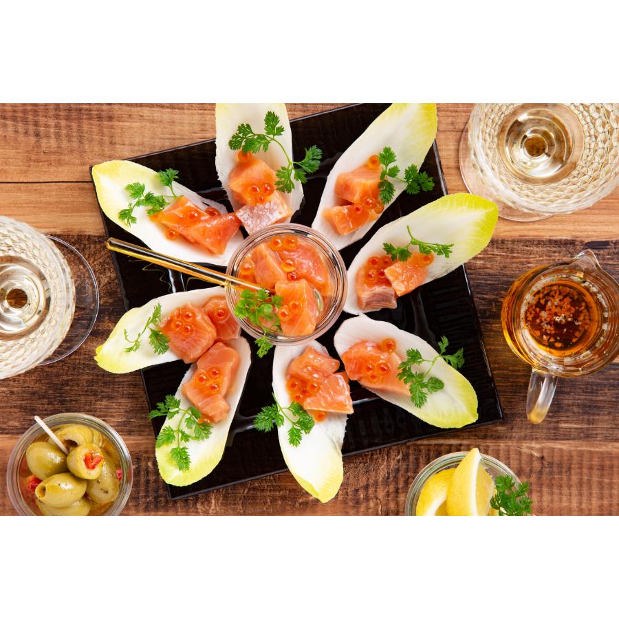 ＜丸富農水＞北海道産鮭親子漬け4個セット