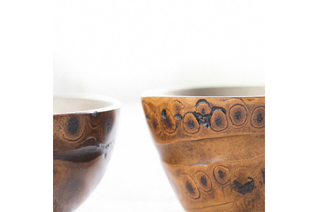 京都長岡京産 根竹の盃 2個セット [1255]