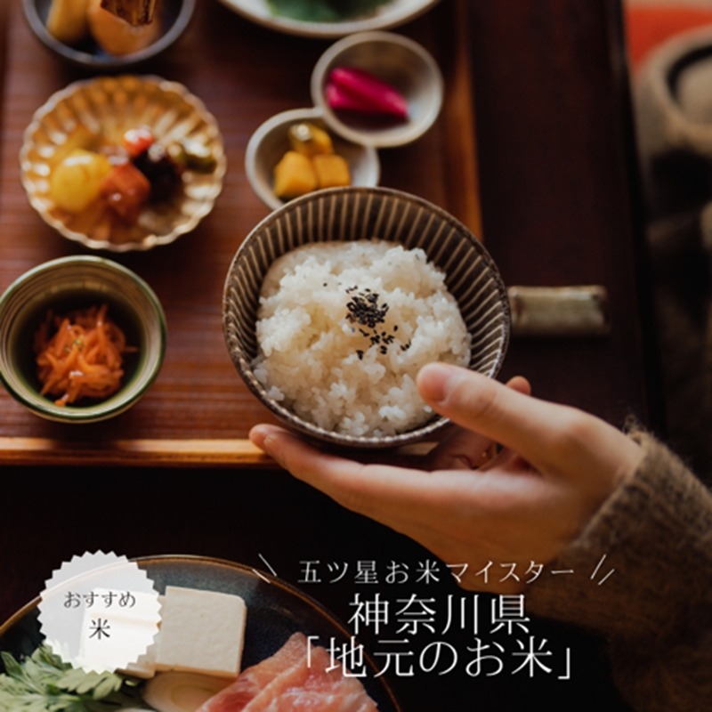 159-2006-09　A-7-3.大磯地元のお米セット３ｋｇ×２【 地元産米 米セット 神奈川県 大磯町 】