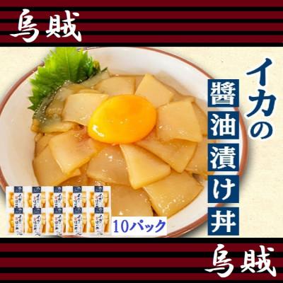 ふるさと納税 須崎市 イカの醤油漬け丼　60g×10パック