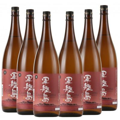 ふるさと納税 長崎市 長崎 軍艦島 麦焼酎　1800ml  6本セット