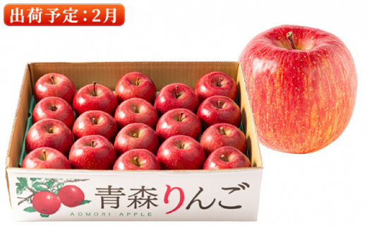 2月  特A 濃厚サンふじ約5kg　糖度13度以上【青森りんご・マルコウアップル】 果物類 フルーツ 果物