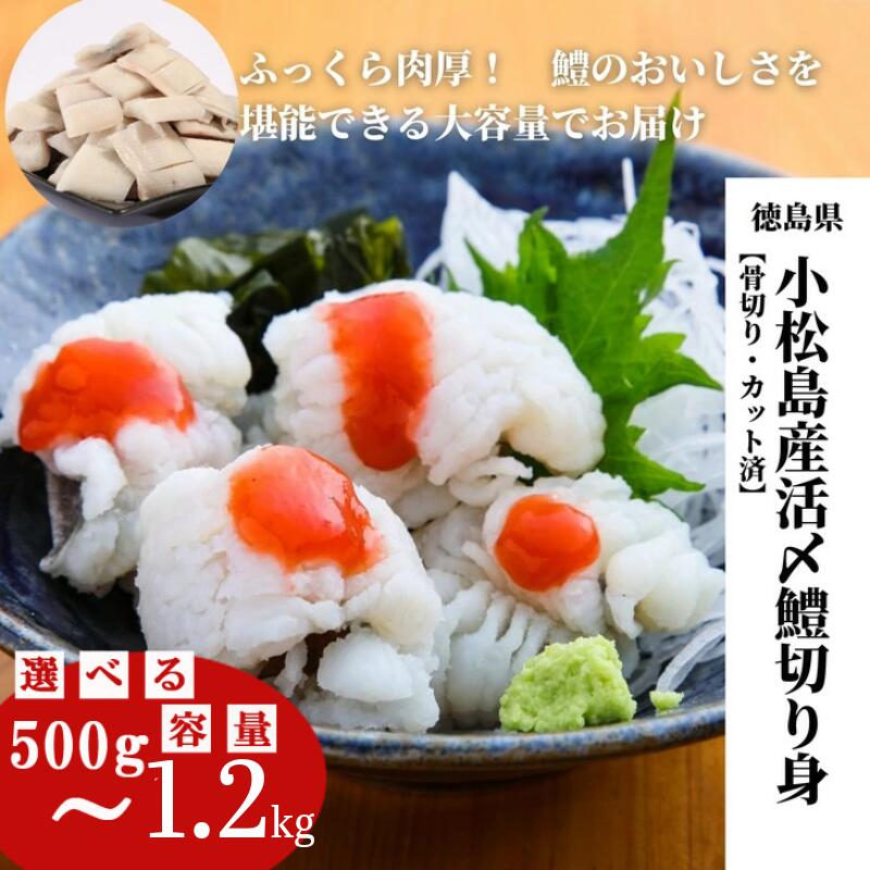 【ふるさと納税】 肉厚ふわふわ使い勝手も抜群 鱧 国産 ハモ 切り身 選べる容量 500g～1.2kg 冷凍 お届け時期が選べる 骨切り カット済 産地直送 魚介 魚 切身 天然 湯引き 蒲焼き 天ぷら しゃぶしゃぶ 鍋 お吸い物 ギフト おすすめ 贅沢 徳島 小松島