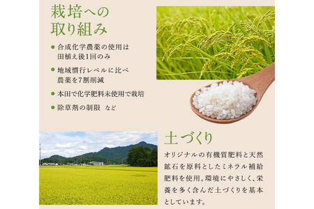 令和7年度 特別栽培米 コシヒカリ 玄米 2kg [上和田有機米生産組合 山形県 高畠町 tk06ays640015]